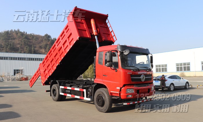 東風(fēng)天錦自卸車,渣土運輸車,240馬力自卸,工地拉土方石方車,自卸卡車,16方自卸車